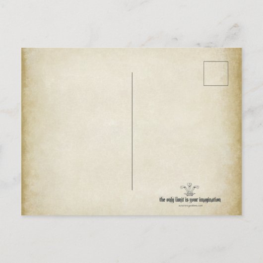 てんとう虫の運の郵便はがき 案内ポストカード (裏面)