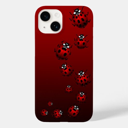 てんとう虫のiPhoneケース てんとう虫のiPhoneギフト Case-Mate iPhoneケース (裏面)