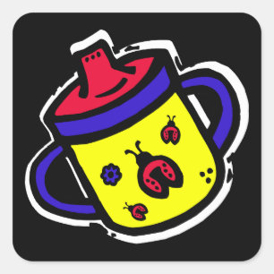 てんとう虫のsippyコップ スクエアシール