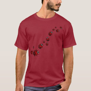 てんとう虫のTシャツのてんとう虫のユニセックスなワイシャツ Tシャツ