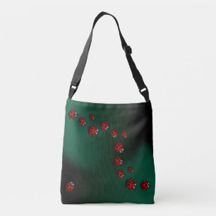 てんとう虫はかわいいてんとう虫のてんとう虫の芸術のトートバックを袋に入れます クロスボディバッグ