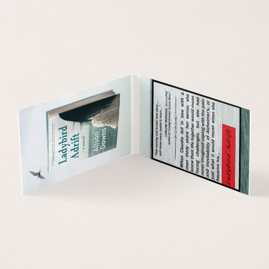 てんとう虫は漂泊してアリソンによってしおりをおろします 名刺 (内部)