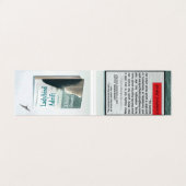 てんとう虫は漂泊してアリソンによってしおりをおろします 名刺 (内部フラット)