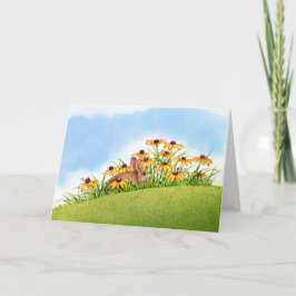 てんとう虫を見ること カード