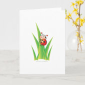 てんとう虫カード カード (黄色い花)