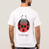 てんとう虫シリーズ2ワイシャツ Tシャツ (裏面)