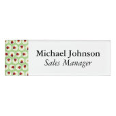 てんとう虫パターン 名札 (正面)