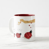 てんとう虫パレードのマグ ツートーンマグカップ (正面左)