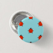 てんとう虫ピン 缶バッジ (正面&裏面)
