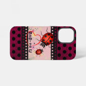 てんとう虫レディバグ幸運 iPhoneケース (裏面横)