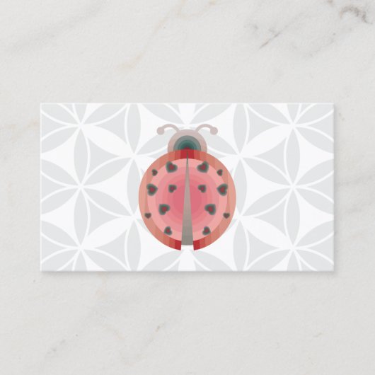 てんとう虫愛 名刺 (正面)