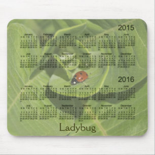 てんとう虫2年2015-2016のカレンダーのマウスパッド マウスパッド