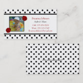 てんとう虫: お母さんの接触カード コーリングカード (正面/裏面)