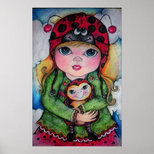 てんとう虫!てんとう虫!ポスター!Uサイズの選択 ポスター (正面)