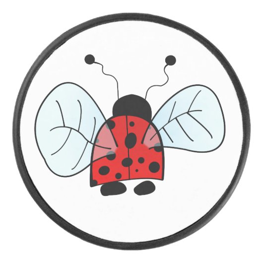 てんとう虫 アイスホッケーパック (正面)