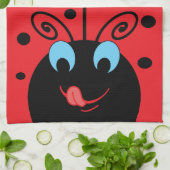 てんとう虫 キッチンタオル (折り畳み)