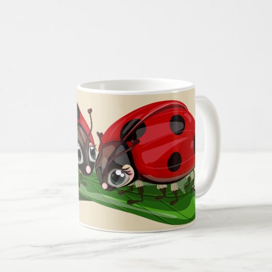 てんとう虫 コーヒーマグカップ (正面右)