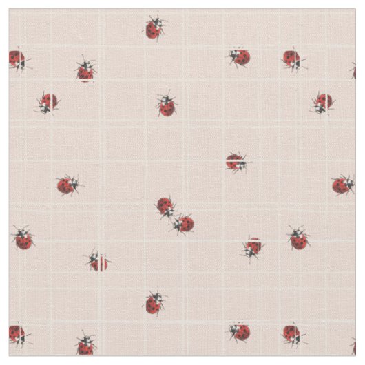 てんとう虫  ファブリック (クローズアップ)