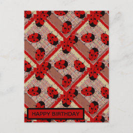 てんとう虫 ポストカード