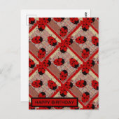 てんとう虫 ポストカード (正面/裏面)