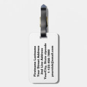 てんとう虫 ラゲッジタグ (裏面縦)