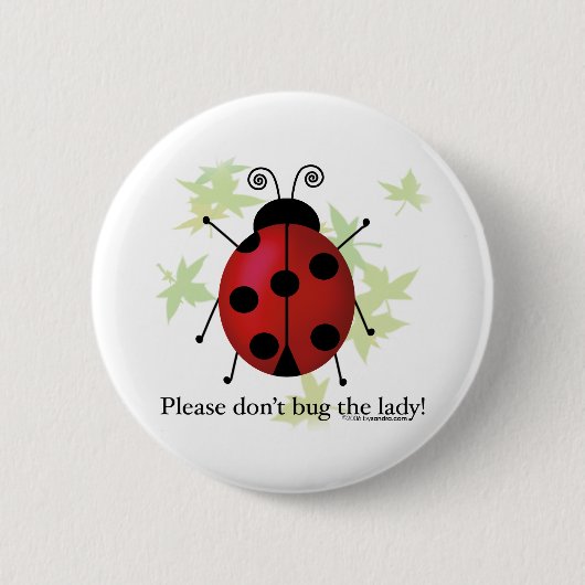 てんとう虫 缶バッジ (正面)