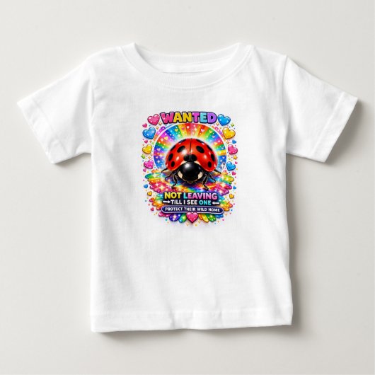 てんとう虫 Tシャツ 虫好き LADYBUG プレゼント (正面)