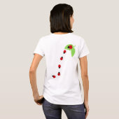 てんとう虫Tシャツ Tシャツ (裏面フル)