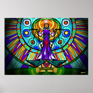 てんびんはかりで測びん(Balance & Justice)ポスター ポスター