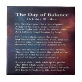 てんびんバランス歌装飾陶磁瓦 タイル (正面)