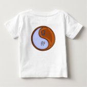 てんびん座と木兎 ベビーTシャツ (裏面)