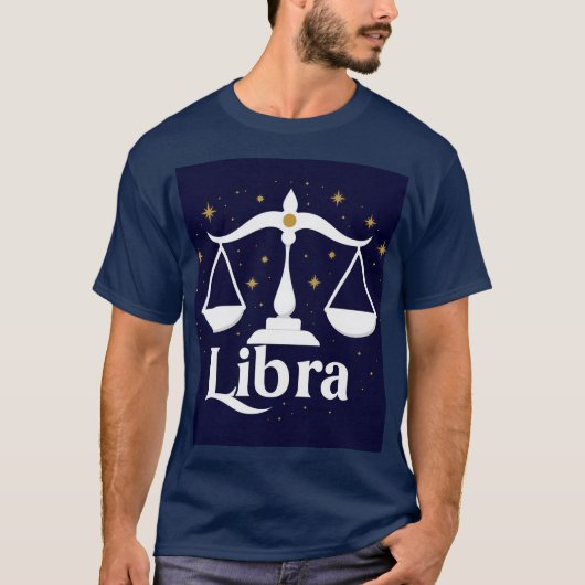 ♎ てんびん座のスタイルの占星術のカジュアルな普段着 Tシャツ (正面)