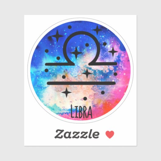 てんびん座のステッカー シール (シート)