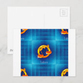 てんびん座のホロスコープ ポストカード (正面/裏面)