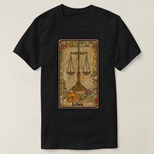 てんびん座の太陽 Tシャツ (デザイン正面)