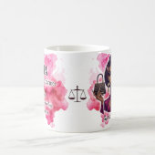 てんびん座の女性 コーヒーマグカップ (中央)