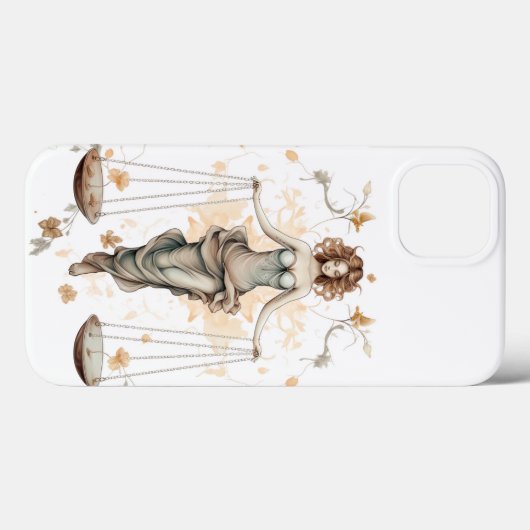 てんびん座の女性 Case-Mate iPhoneケース (裏面 (横))