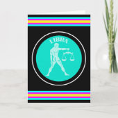 てんびん座の挨拶カード カード (正面)