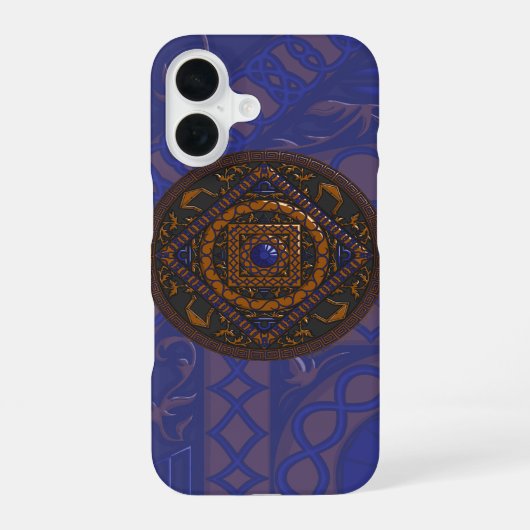 てんびん座の曼荼羅 Case-Mate スマホケース iPhone 16ケース (裏面)