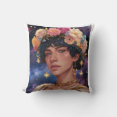 てんびん座の権化したお金の星のサイン クッション (正面)