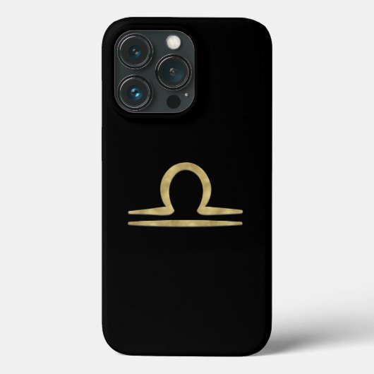 てんびん座 ゴールド 9月 10月 誕生日占い 星座 Case-Mate iPhoneケース (裏面)