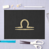 てんびん座 ゴールド 9月 10月 誕生日 占星術 薄葉紙 (クラフト)