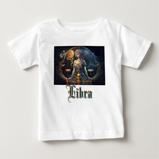 てんびん座 ベビーTシャツ (正面)
