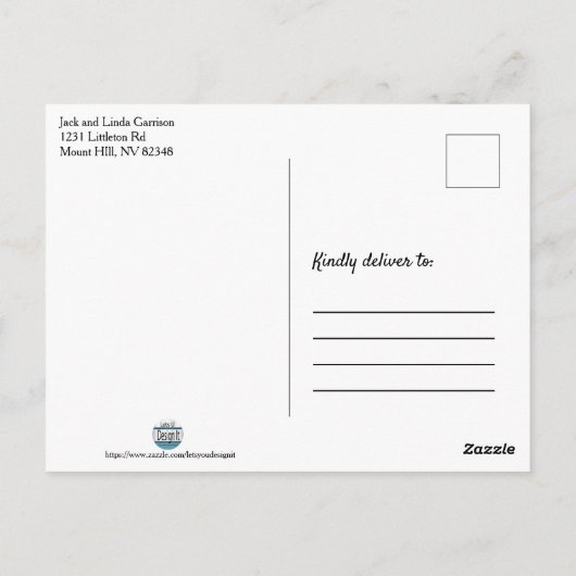 てんびん座 ポストカード (裏面)