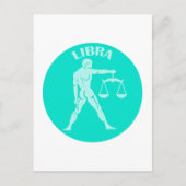 てんびん座, 十二星座, 星占い, 占星術 ポストカード (正面)