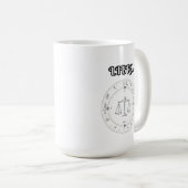 てんびん座 星座 コーヒーマグカップ (正面右)