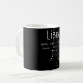 てんびん座 星座 占星術 ギフト コーヒーマグカップ (正面左)