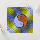 てんびん座 & 木猿 カード (正面/裏面インサイチュ)