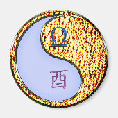 てんびん座 & 酉年(とりどし) マグネット (正面)