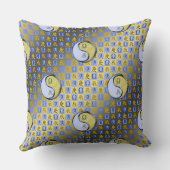 てんびん座 & 金の龍 クッション (裏面)